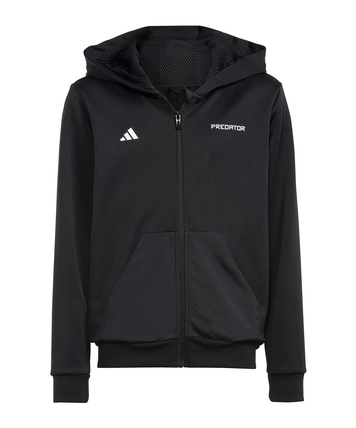adidas Predator Kapuzenjacke Kids Schwarz