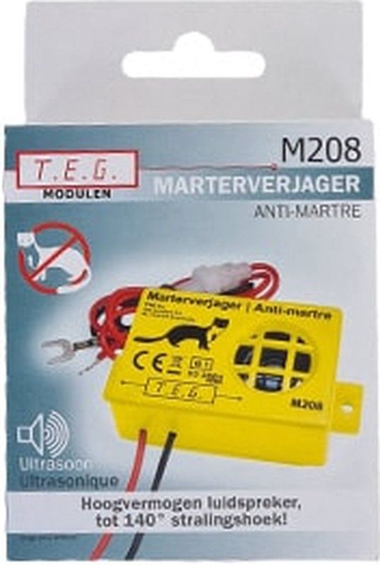 MarterVerjager M208 - Geel - Ultrasoon Geluid - Professionele Uitvoering