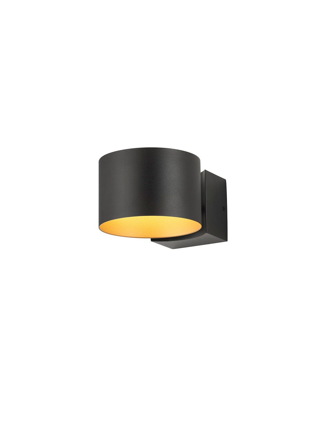 Musterring LED Wandleuchte MR LOOP schwarz-goldfarbig