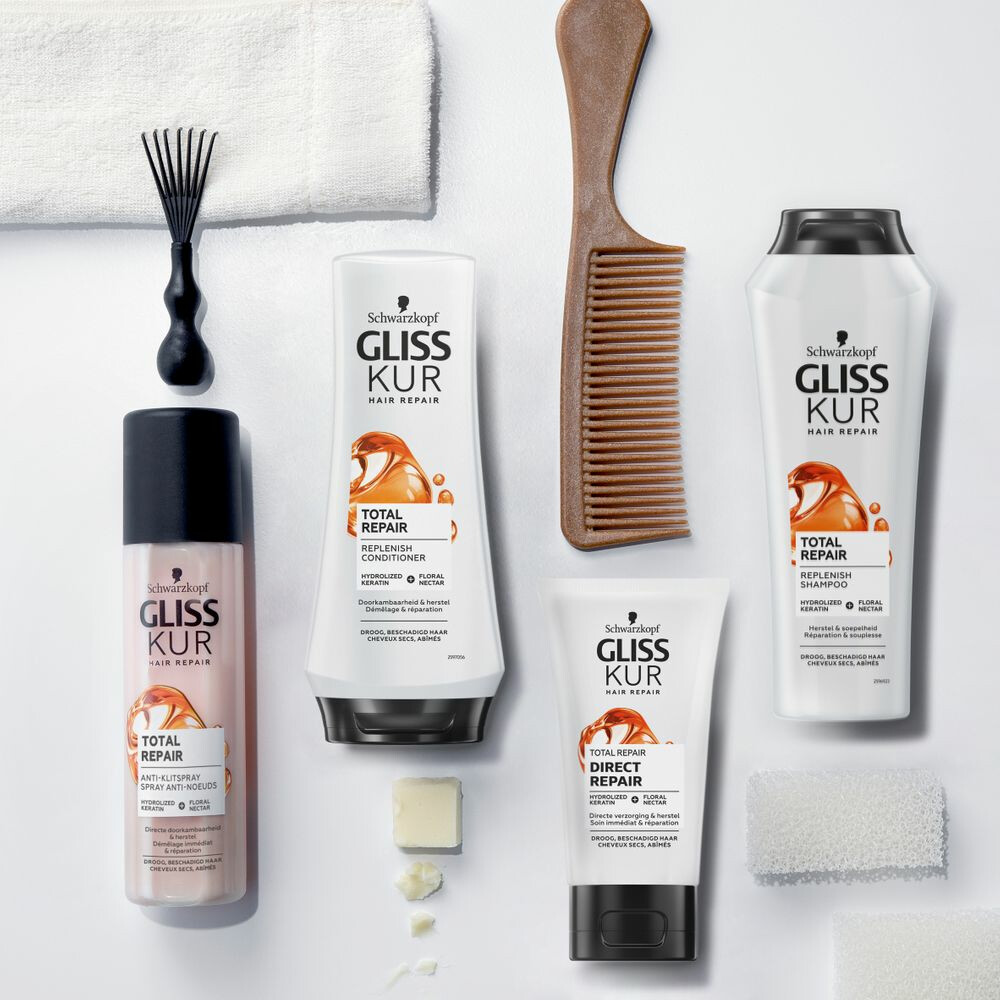 6x Gliss Total Repair Brillant Tonic100 ml