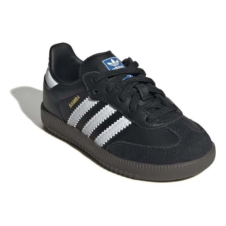 Adidas Baskets Lacets Elastiqués Samba | Noir