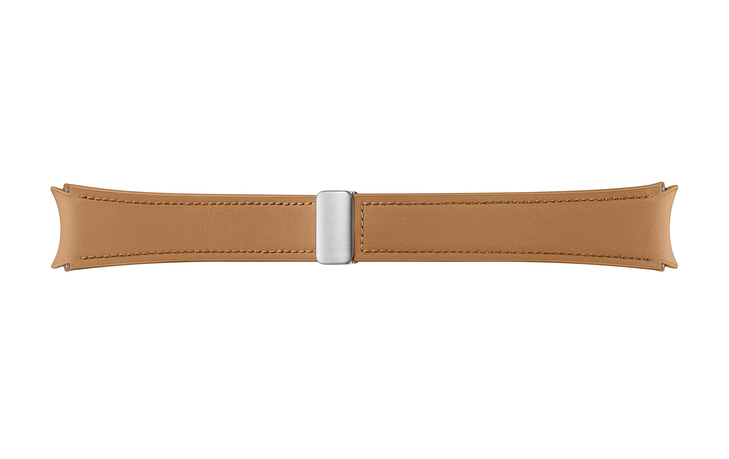 D-Buckle Eco Leather Band M/L Galaxy Watch 4/5/6 CamelD-Buckle Eco Leder Armband für die Samsung Galaxy Watch4, Galaxy Watch5 und Galaxy Watch6