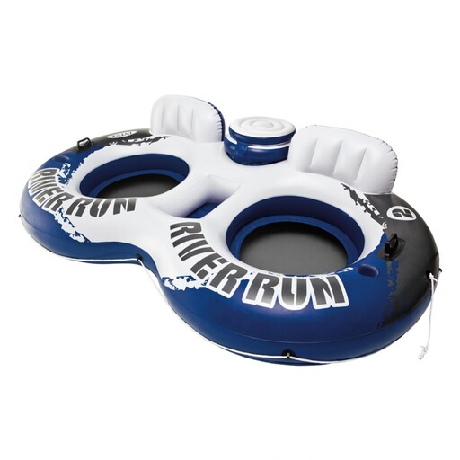 Intex River Run 2 Bote Inflável Duplo com Caixa Térmica - 243x157 cm