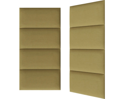 Wandkussen textiel karamel textiellook 30 x 60 cm