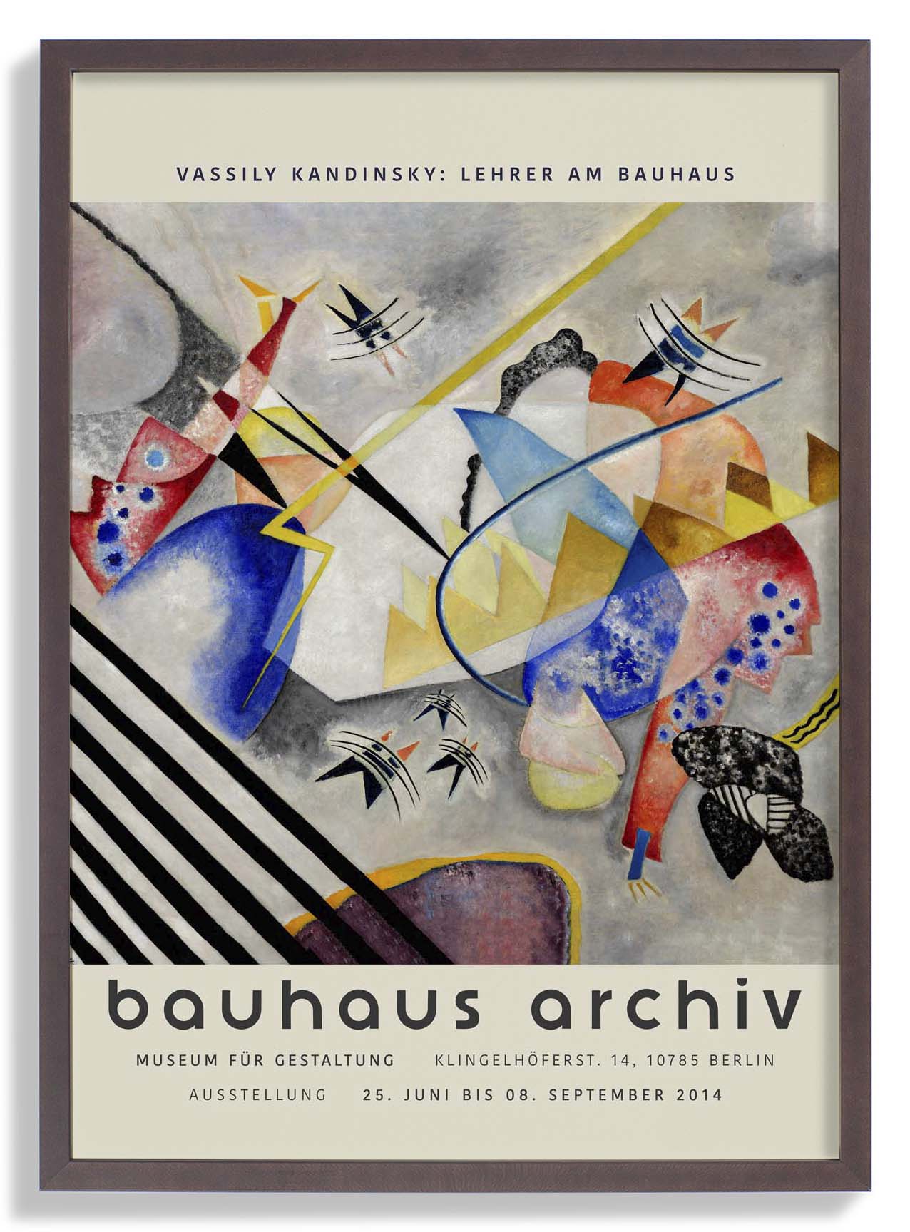 Weißes Zentrum von Wassily Kandinsky Ausstellung