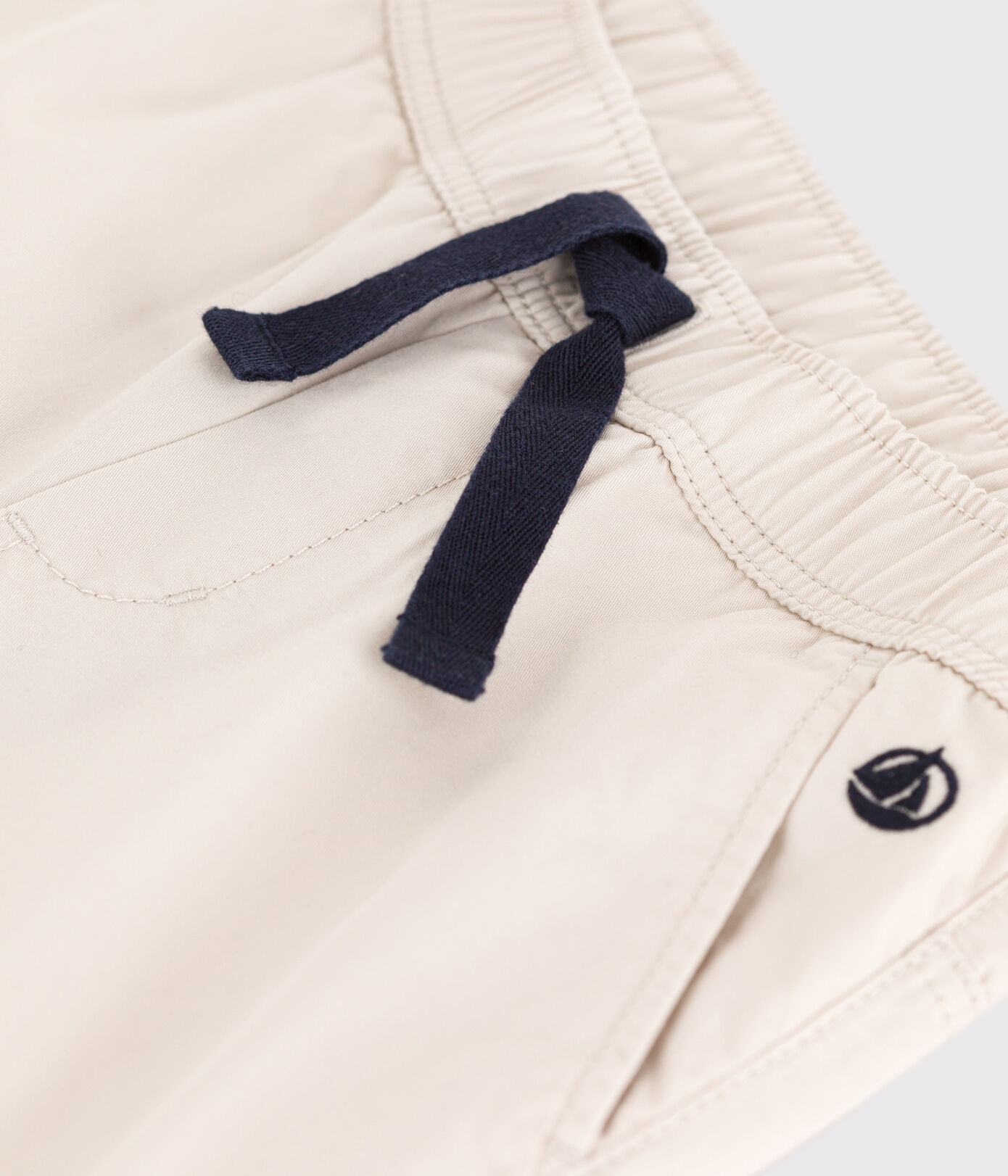 Pantalon regular en serge de coton enfant garçon