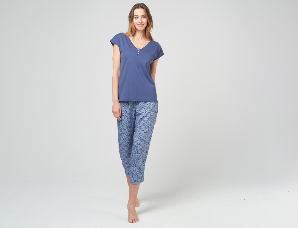 Pyjama short femme-Jardin du palais