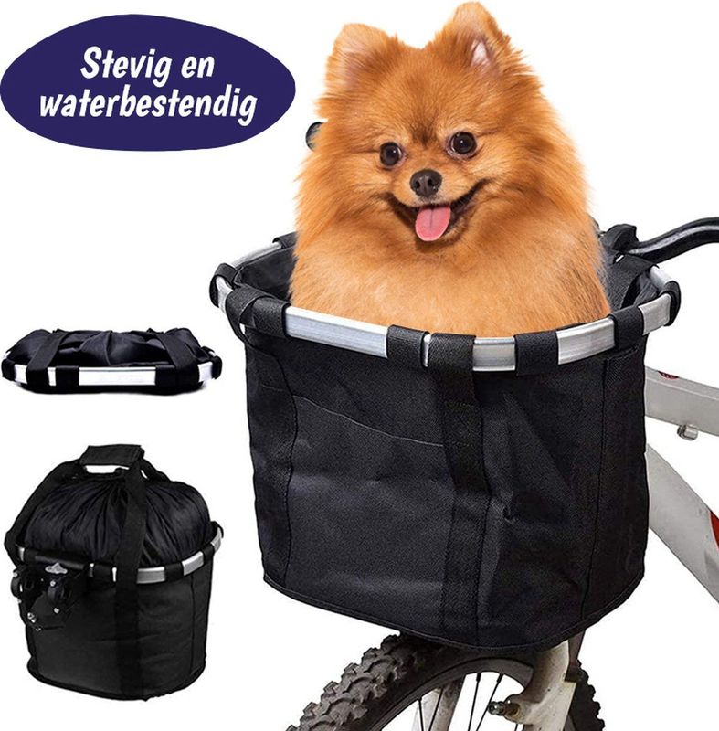 Fietsmand - Opvouwbare Hondenfietsmand - Tot 5 KG - Veilig en Comfortabel