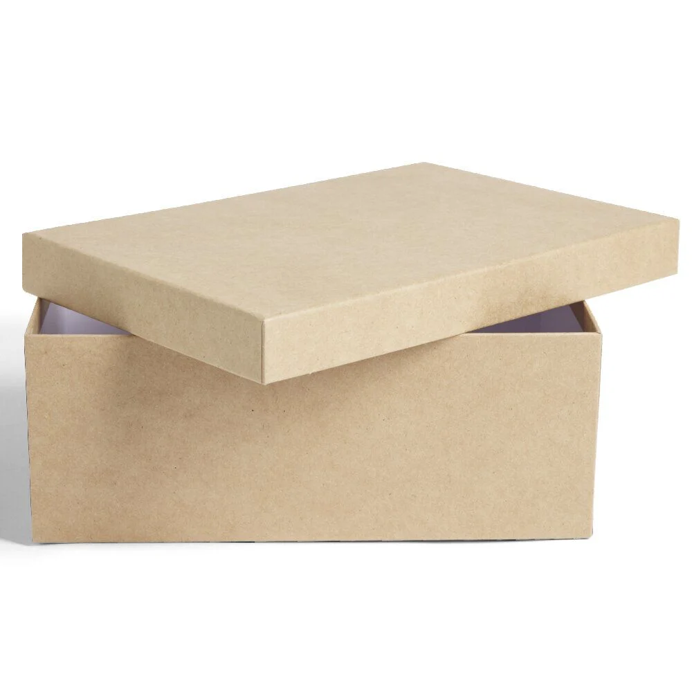 Boîte papier beige 48x33,5x16cm