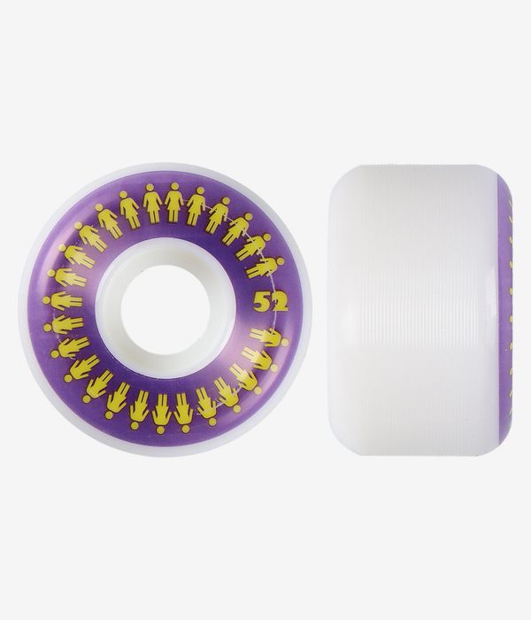 Girl Repeater Conical Rollen (white purple) 52mm 99A 4er Pack