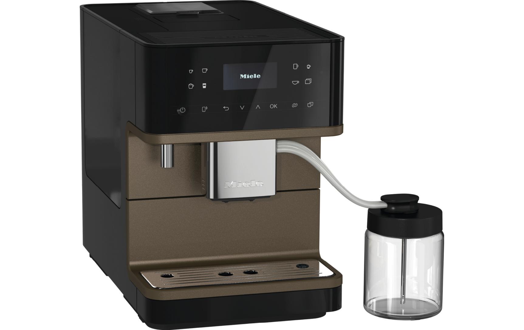 Kaffeevollautomat CM 6360 MilkPerfection Bronze / Shwarz<br>Freistehender Kaffeeautomat mit WLAN-Verbindung und Milchgefäss