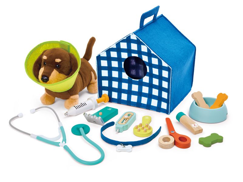 Hape Tierarzt-Set Set fördert das Verantwortungsbewusstsein