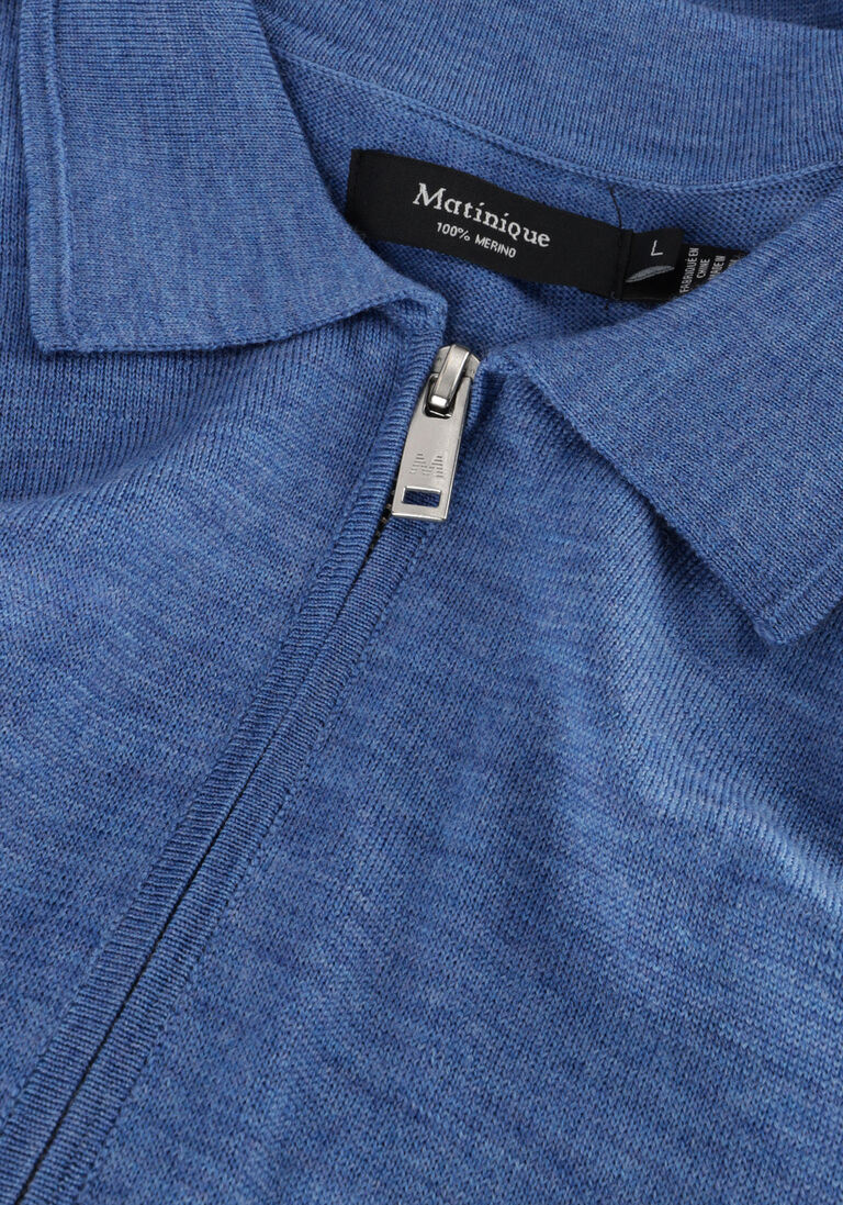 MATINIQUE blauwe matinique polo mapolo knit