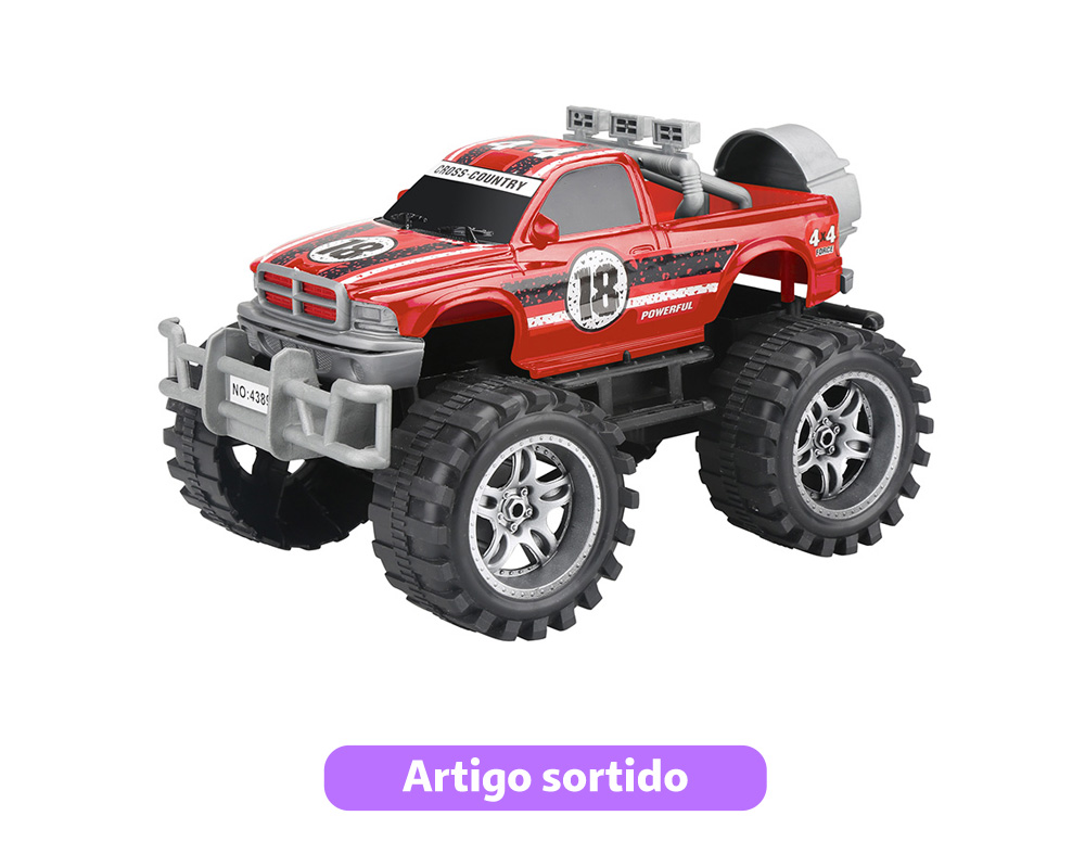 CARRO DE FRICÇÃO ONE TWO FUN 29CM MODELOS SORTIDOS