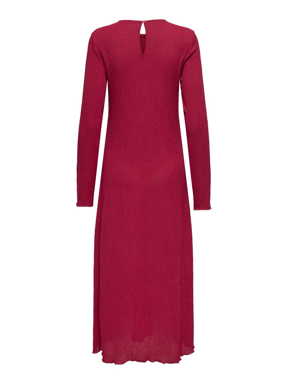 ONLKELLY Langes Kleid Vineyard Wine