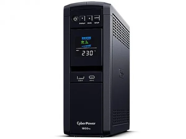 CyberPower - UPS - AC 220/230/240 V - 1000 Watt - 1600 VA - 1 x batteri - Blysyre - USB, RS-232 - output-stikforbindelser: 6