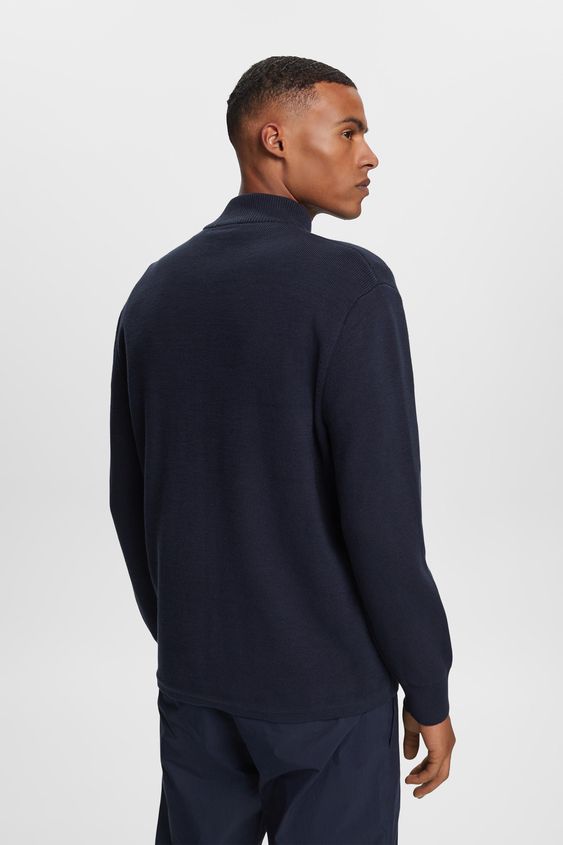 Cardigan zippé, 100% coton