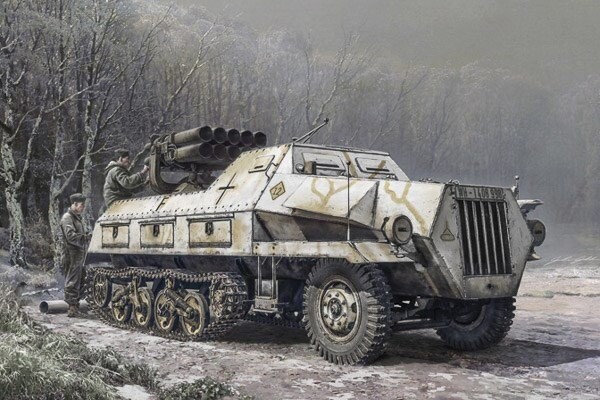 Italeri - Panzerwerfer 42 Auf Sd.Kfz. 4/1 Tank Byggesæt - 6546