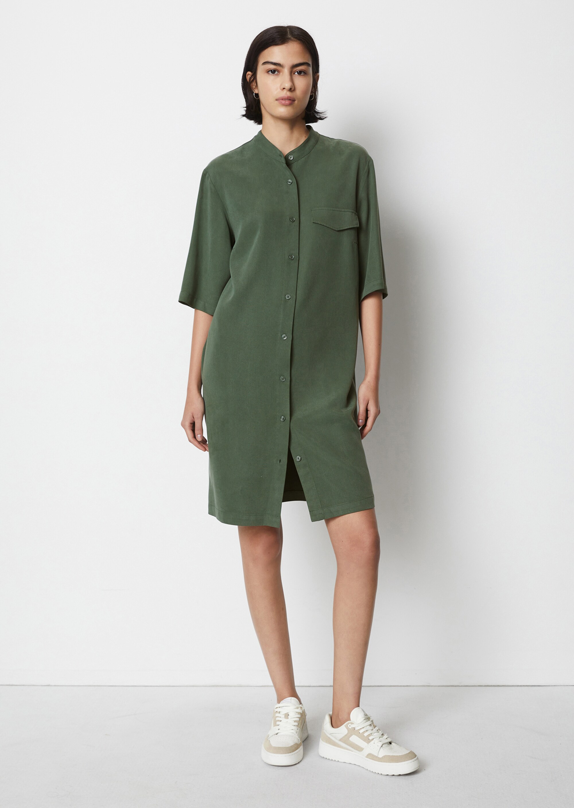 Blusenkleid regularaus Tencel™ Lyocell