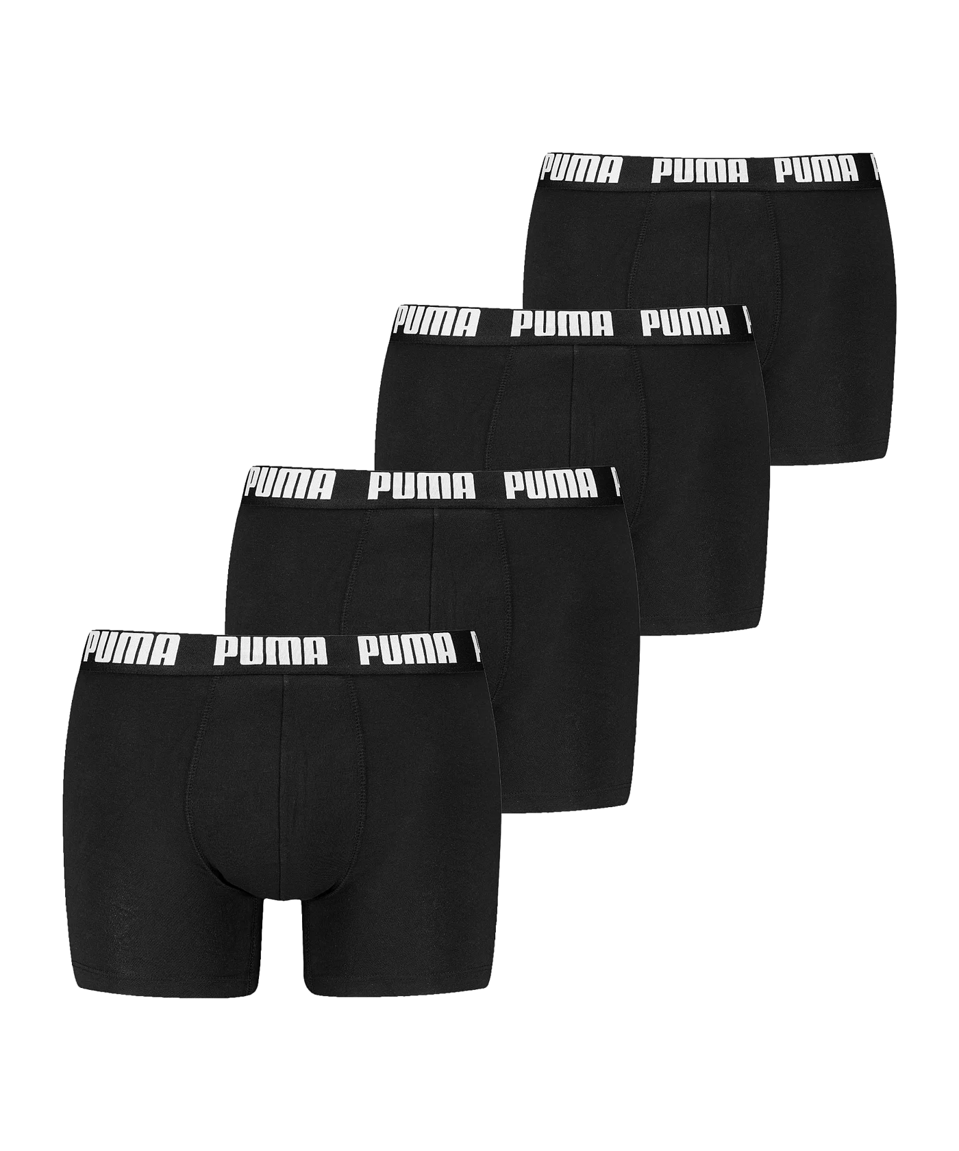 PUMA Everyday Boxer 4er Pack Schwarz F004