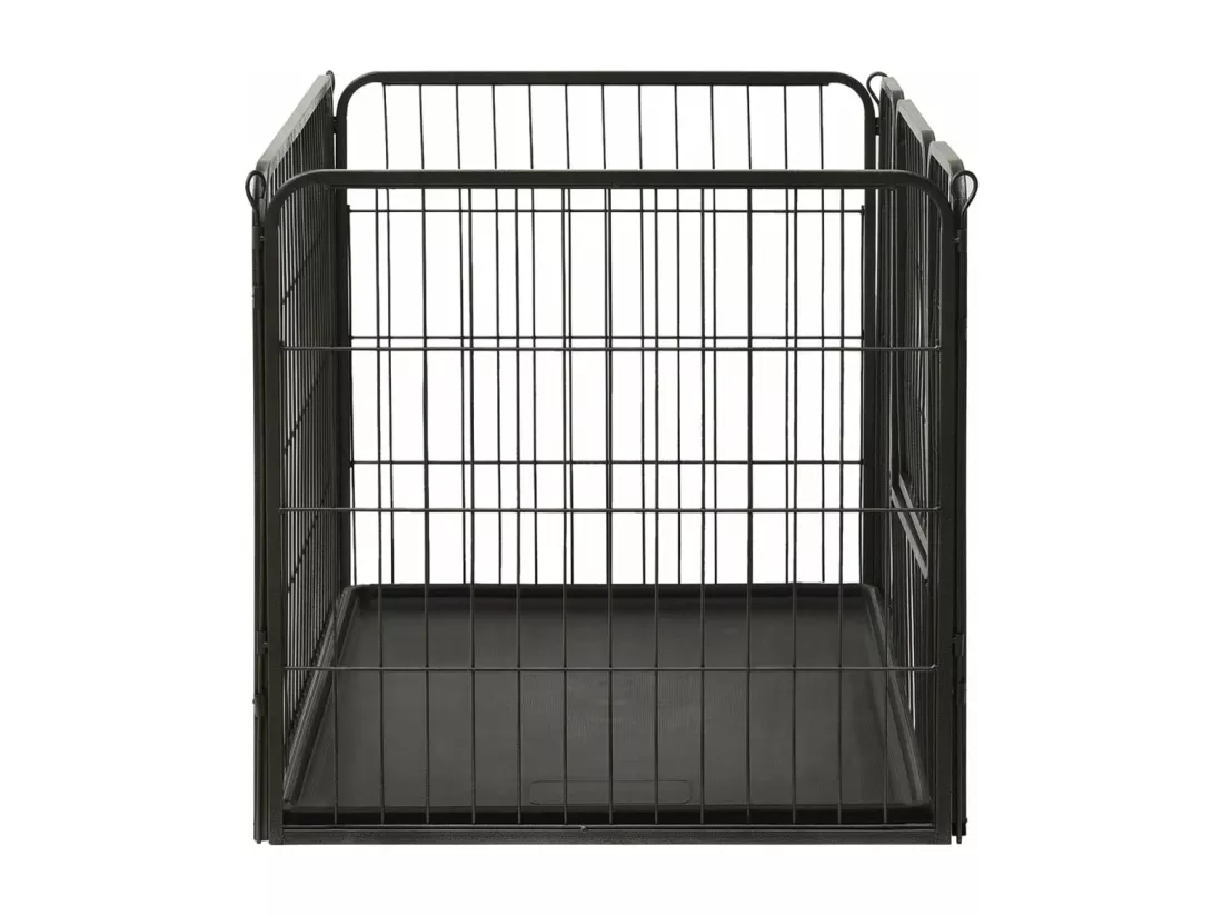Parc pour chiots acier noire 91.5 x 59 x 61 cm 02_0000570