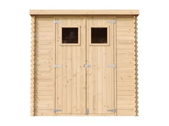 Abri de jardin en bois AVEC SOL TRAITÉ TIMBELA M311+M311G - l204xL142xH200cm/2.22m2