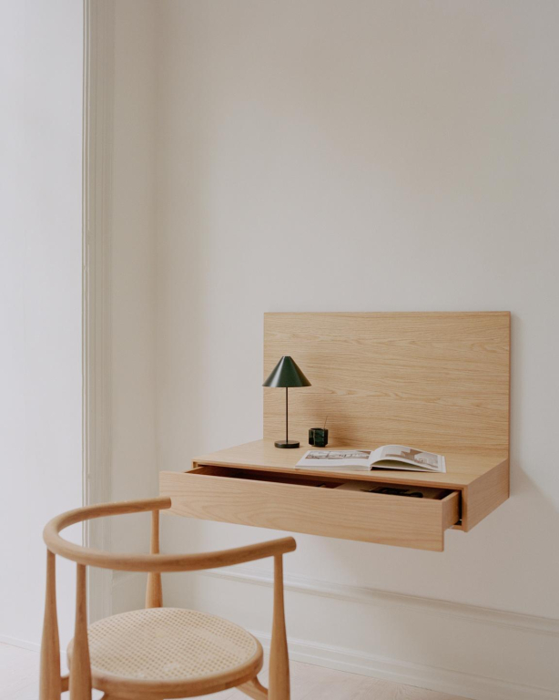 New Works Tana wand bureau zwart eiken
