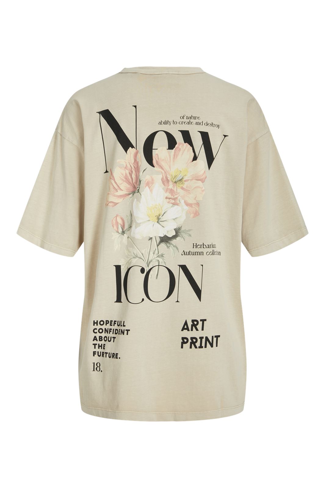 Jjxx Jxsandra Loose Ss Wash Tee 4756145 feather gray