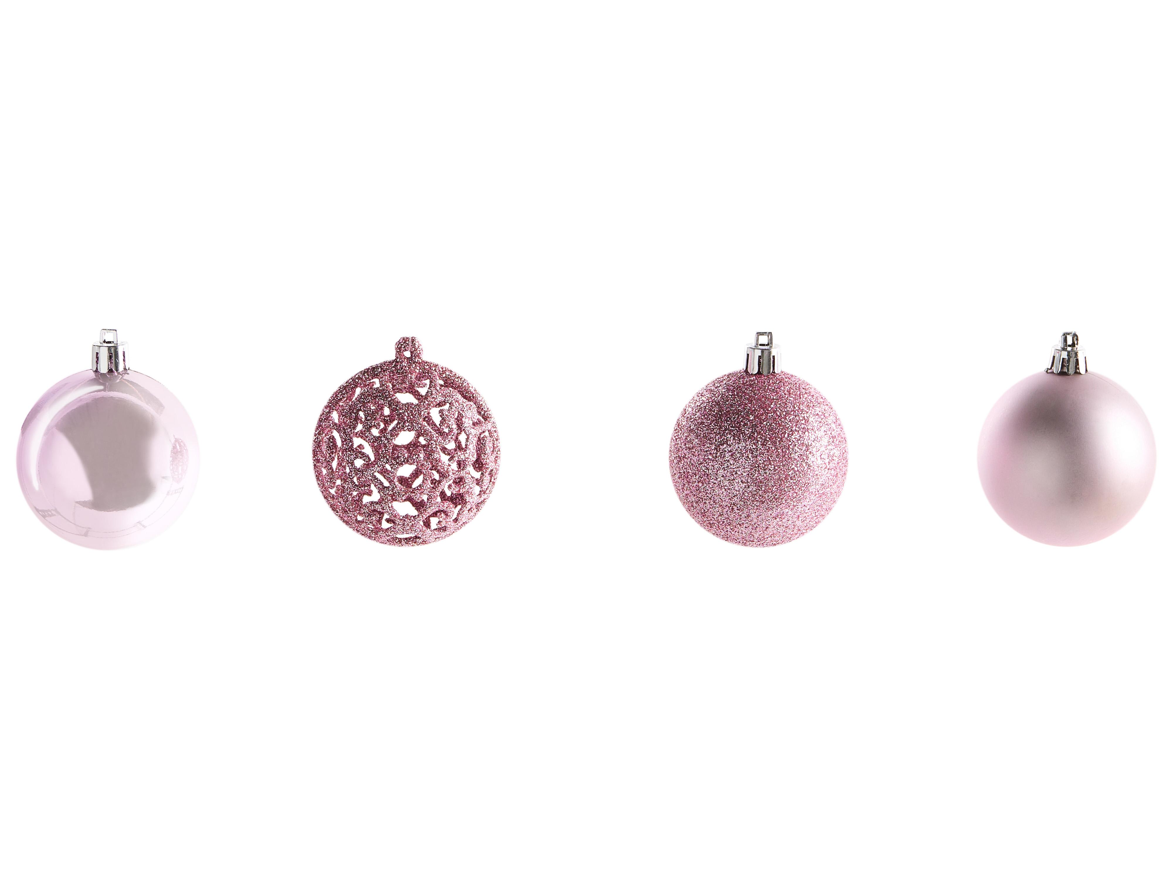 Set van 100 kerstballen VANERN Roze