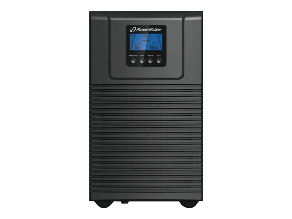 PowerWalker VFI 3000 TG - UPS - 2700 Watt - 3000 VA - 9 At - RS-232, USB - output-stikforbindelser: 5