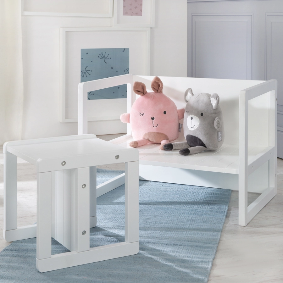 roba Kindersitzgruppe 3in1 weiß