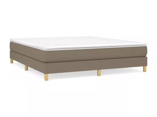Sommier à lattes de lit Taupe 160x200 cm Tissu