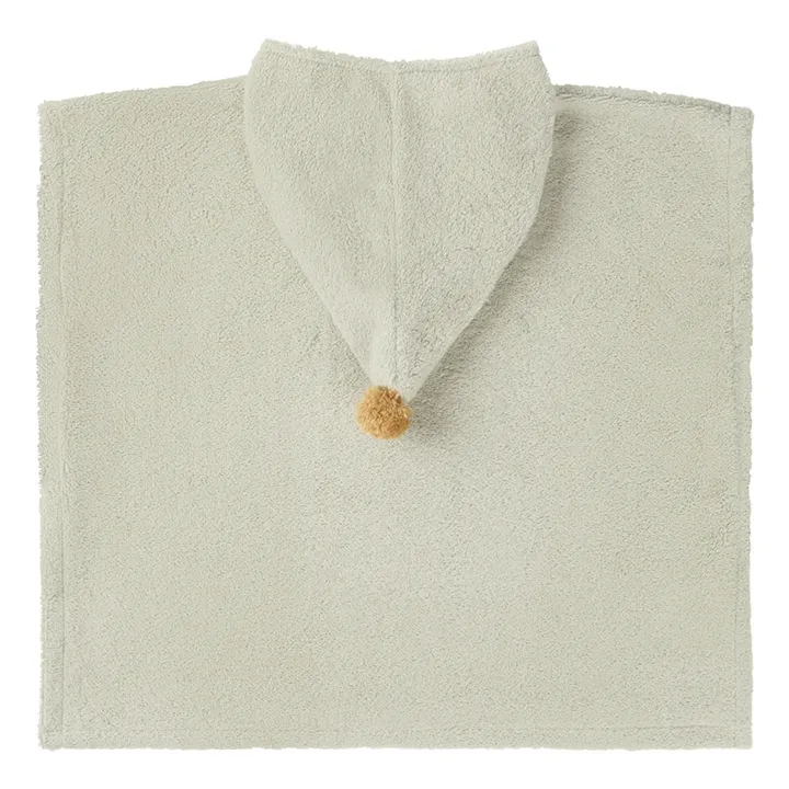 Nobodinoz Poncho So Cute en coton bio | Sauge