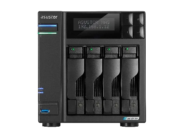 ASUSTOR Lockerstor 4 Gen2 AS6704T - NAS-server - 4 bays - SATA 6Gb/s - RAID RAID 0, 1, 5, 6, 10, JBOD - RAM 4 GB - 2.5 Gigabit Ethernet - iSCSI support
