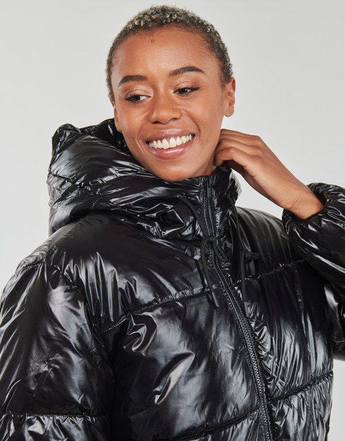 Vila - VIBUDA L/S HOODED JACKET Negro