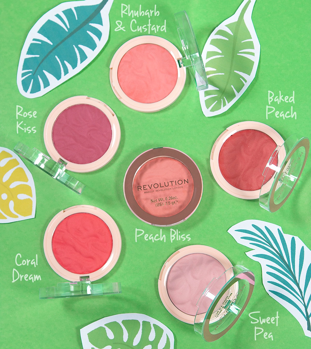 Revolution - Blusher Reloaded - Rhubarb & Custard