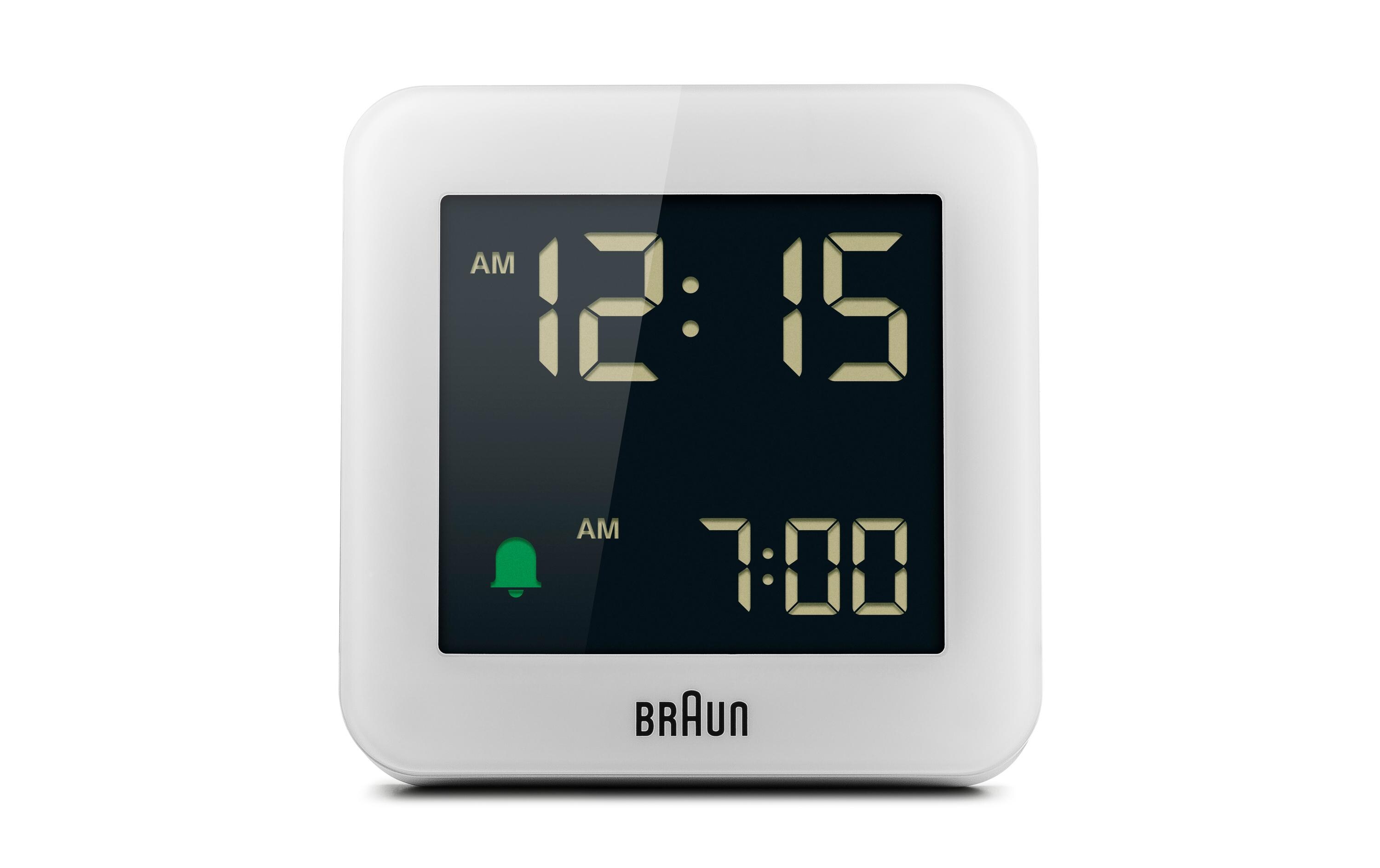 Funkwecker BC09 WeissFunkwecker mit LDC Display
