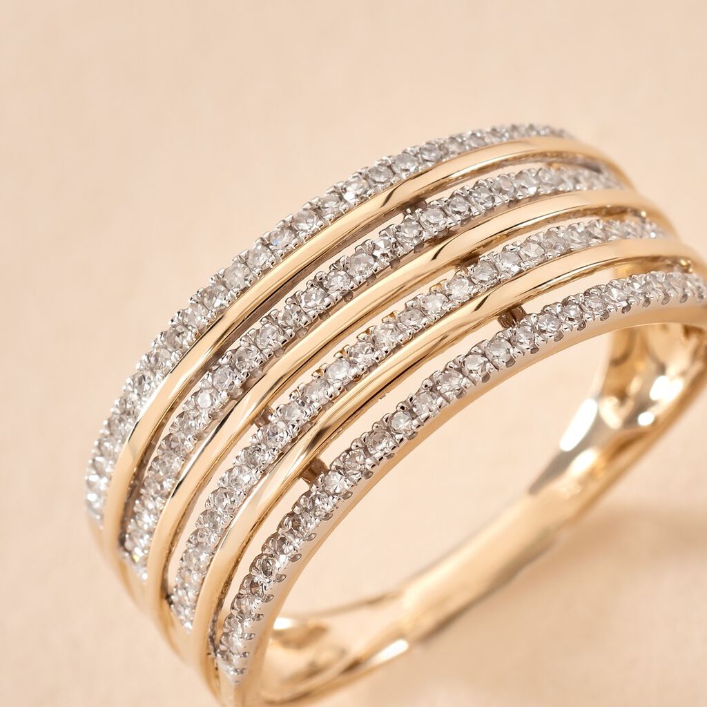 Bague Rayanna Or Jaune Diamant