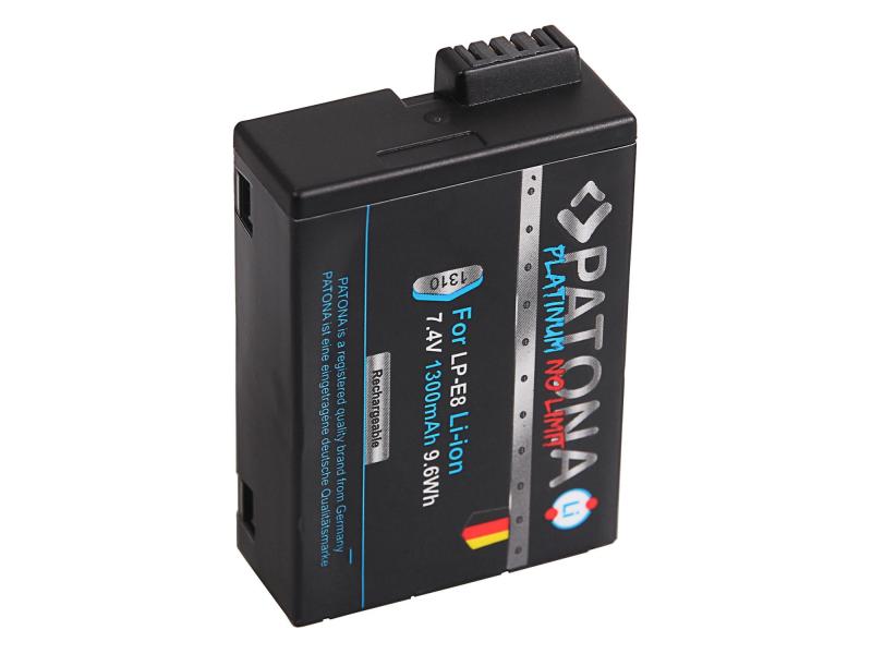 Patona Digitalkamera-Akku LP-E8 Leistungsstarker Akku für Canon Kameras