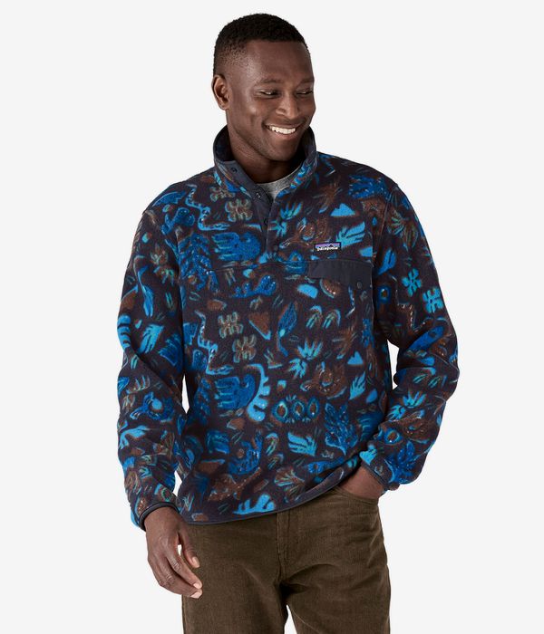 Patagonia LW Synch Snap-T Jacke (across oceans pitch blue)