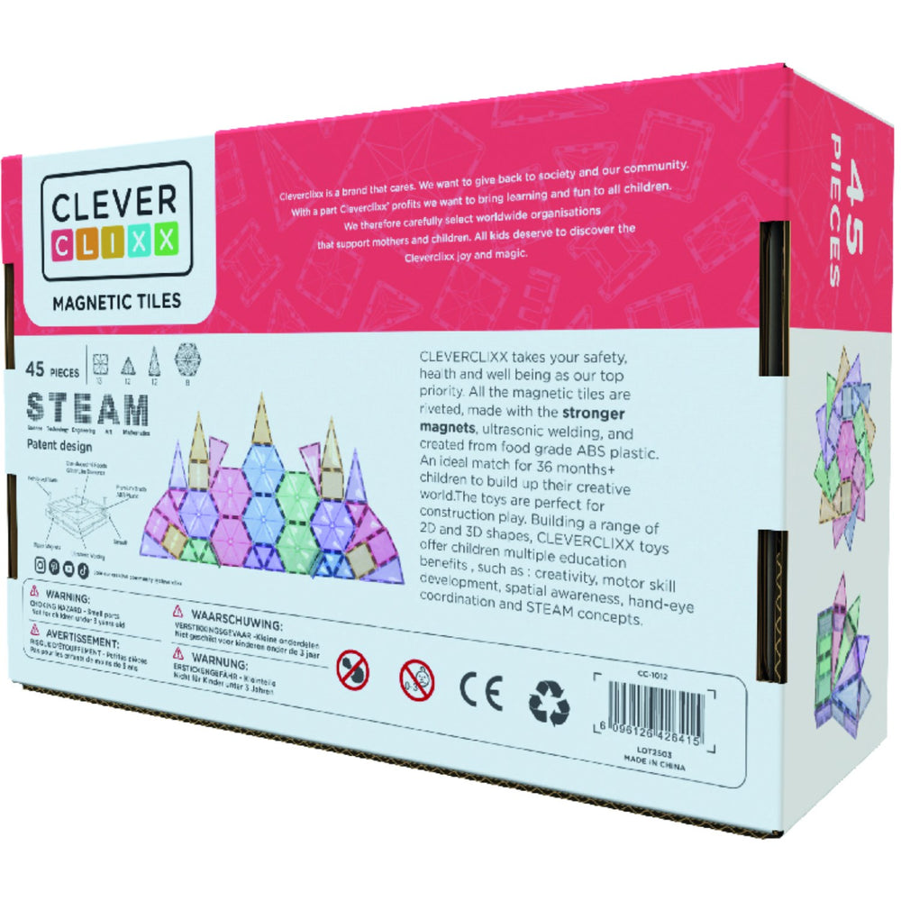 Køb Cleverclixx Pastel Geo Pack Pastel 45 stykker