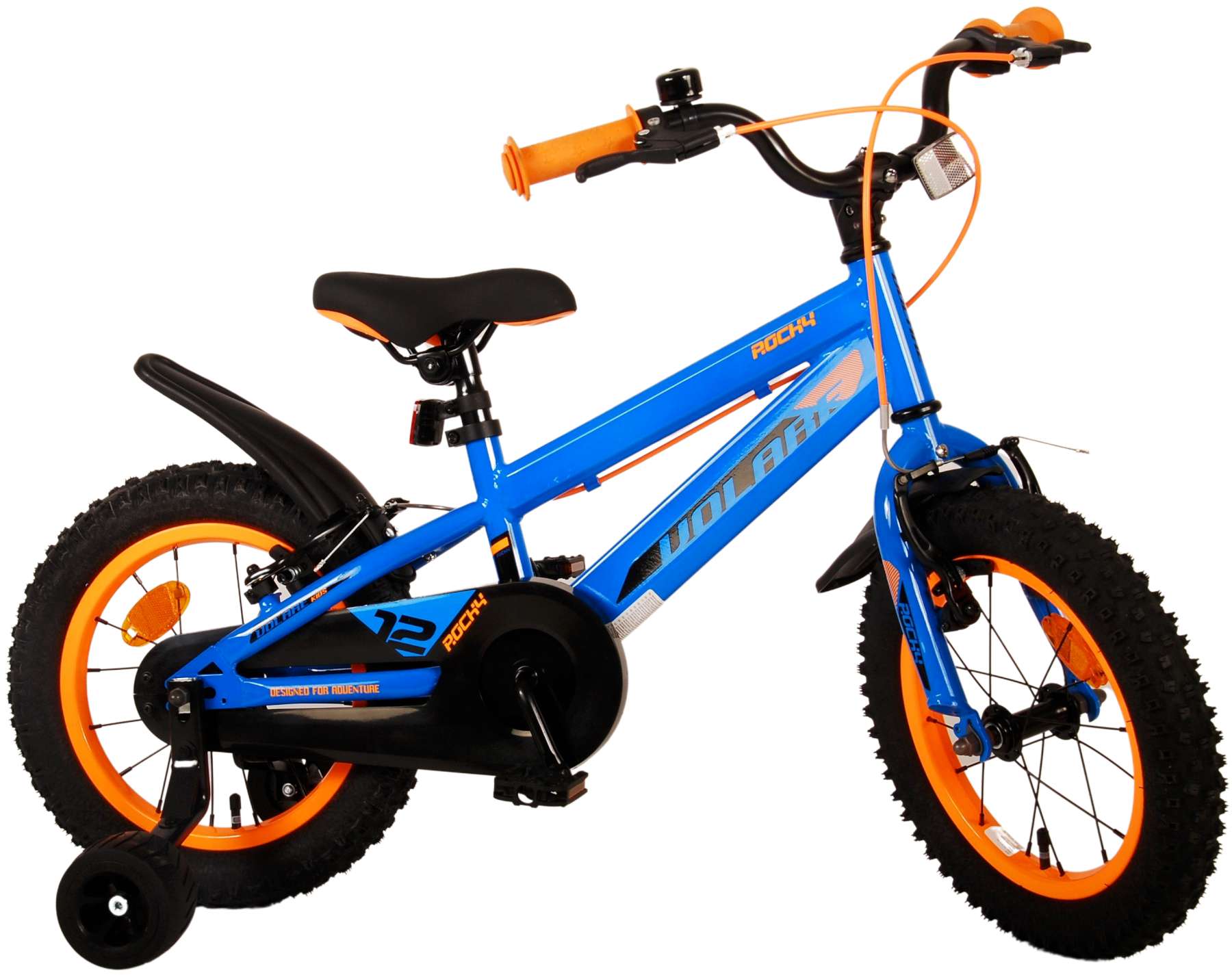 TPFSports Rocky Kinderfahrrad - Jungen - 14 Zoll - Rücktritt + Handbremse - Rot