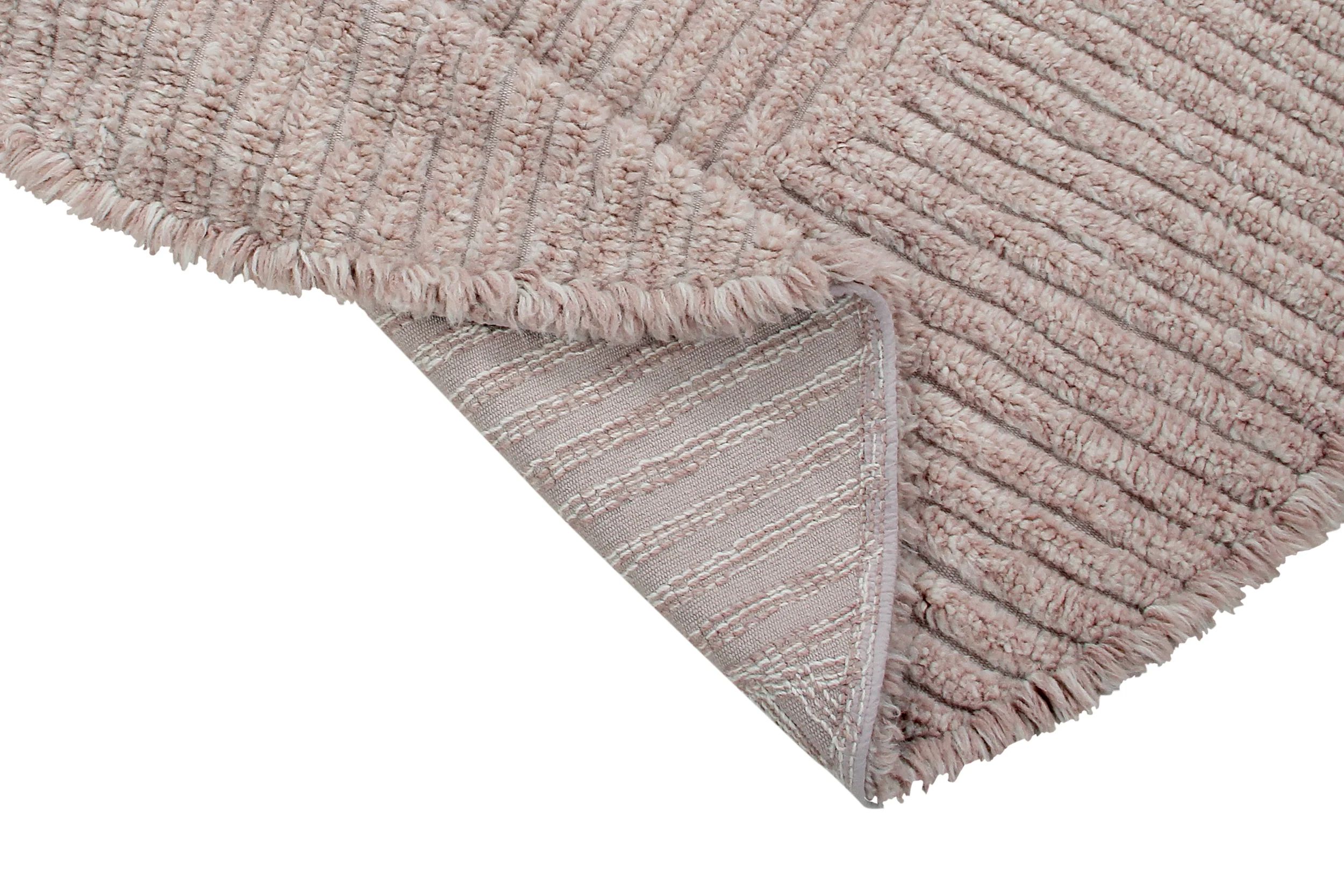 DOMAINES - Tapis rond en laine lavable | Gris