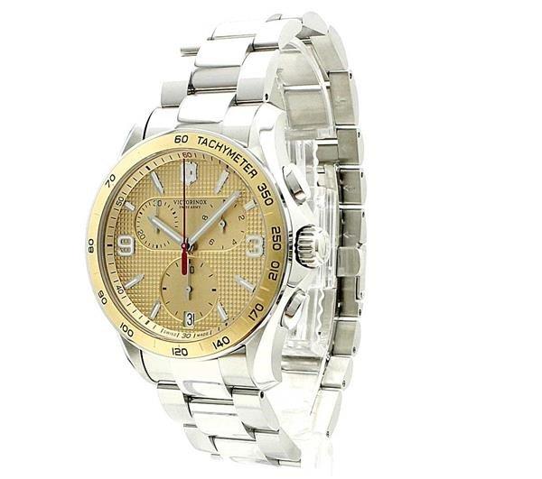 Victorinox Swiss Army Chrono Classic Stainless Steel Luxury Analogue Quartz Watch