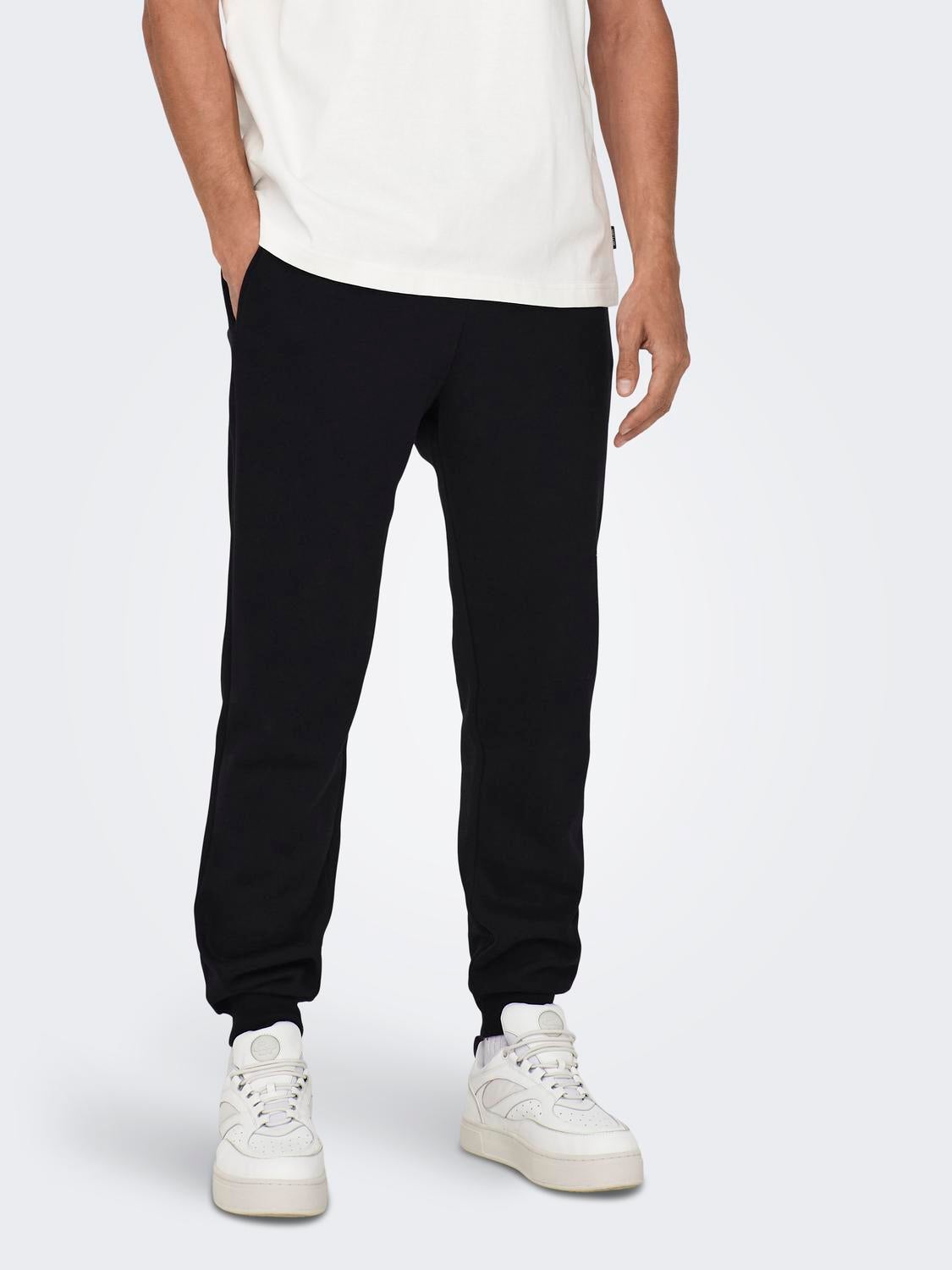 ONSCERES Normal geschnitten Jogginghose Black