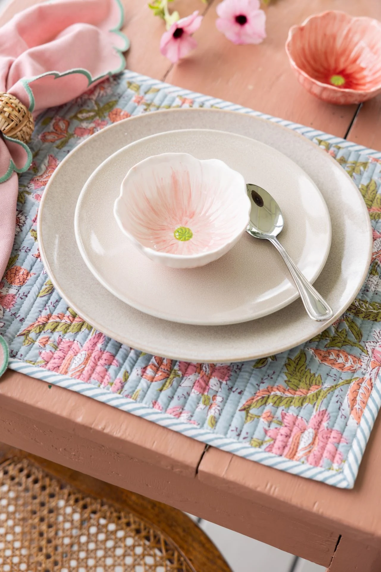 Frokosttallerken lys beige - ø 20 cm