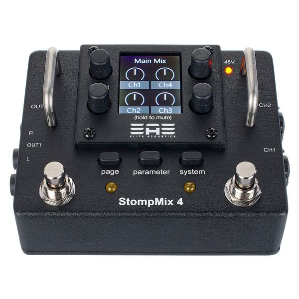 Elite Acoustics Stompmix X4 Pedal Mixer