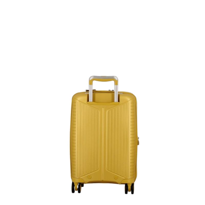 Valise cabine rigide extensible Évaé 55 cm Jaune
