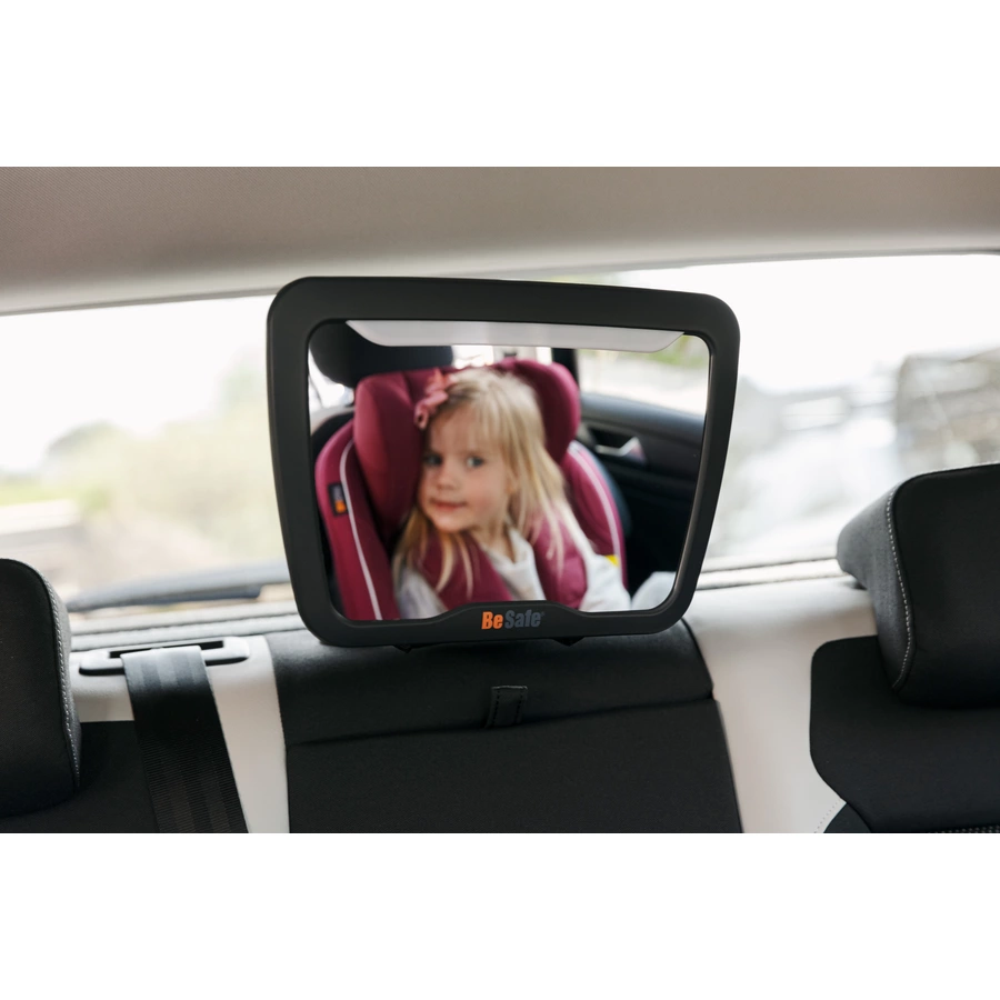 BeSafe XL2 Babyspiegel mit LED-Licht und Fernbedienung