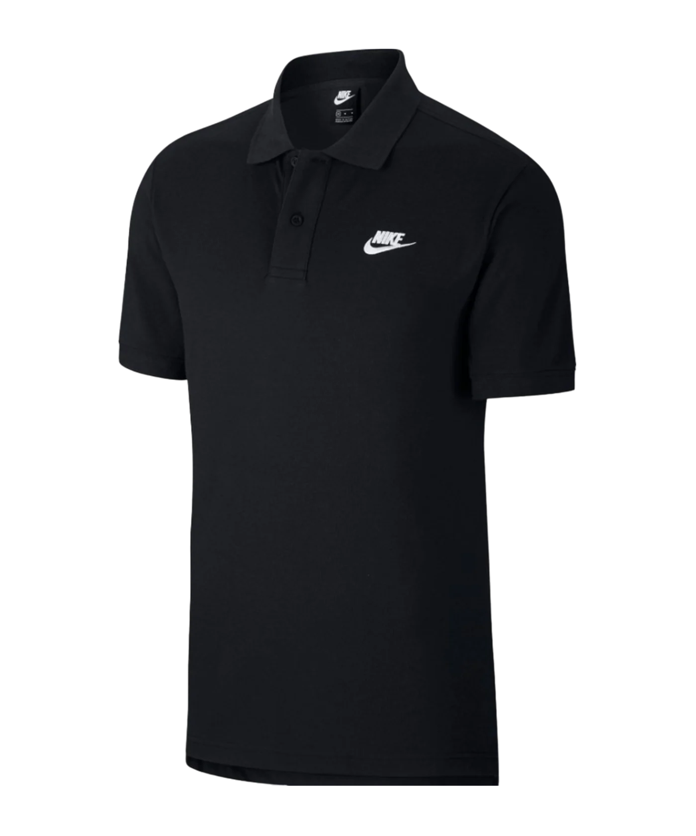 Nike Team Cotton Poloshirt Schwarz F010
